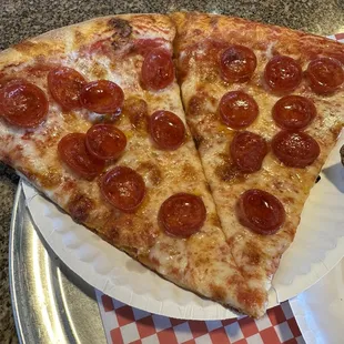 Pepperoni slices -yum!