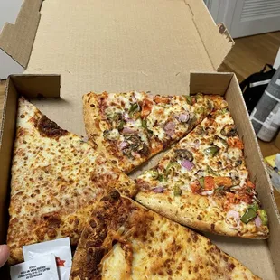 More assorted slices! The veggie was hittin