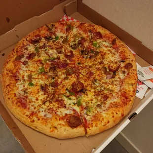 pizza, food