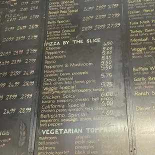 Many vegetarian options!