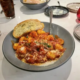Gnocchi &amp; Cheese with lamb and sausage