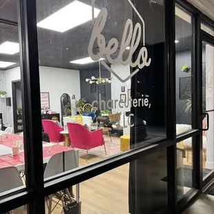 a view of the dining room