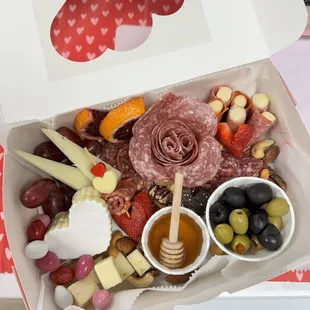 a box of charcuterie