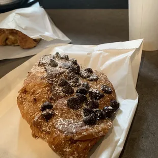 Double chocolate croissant