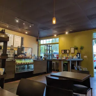 Interior. Good amount of seating