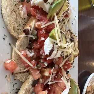 a plate of mexican food