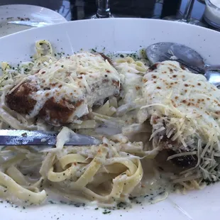 Crispy Chicken Milanese.  The first time they brought it out the chicken was hard as a rock.