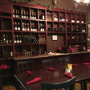 Wine Bar View from the dining room