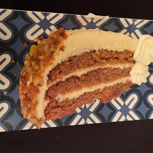 Carrot cake Desert, Bello Valentinos Italian Restaurant, New Smyrna Beach