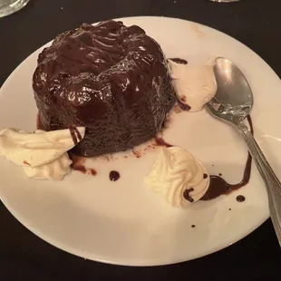 Chocolate lava cake, Bello Valentinos Italian Restaurant, New Smyrna Beach
