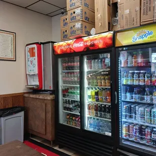 Self serve Coke products