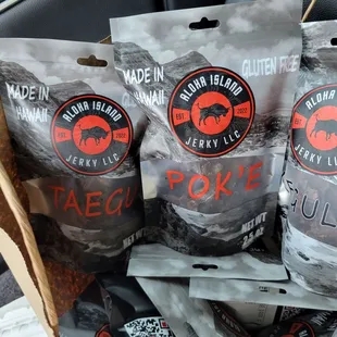 The reason why I came.  One of my favorite crispy beef jerky companies!