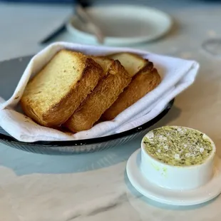 Bread with some amazing spread.