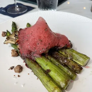 Asparagus and Mushrooms