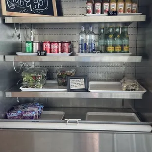 They even have salads as well as pastries.