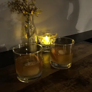 Old fashions by candlelight.