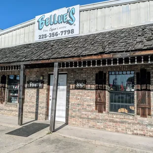 the outside of the building