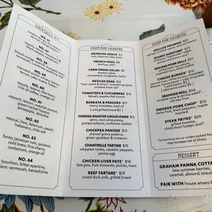 Menu - 9/29/24