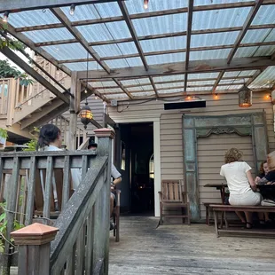 Upper patio
