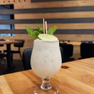 I highly recommend the coconut margarita;)