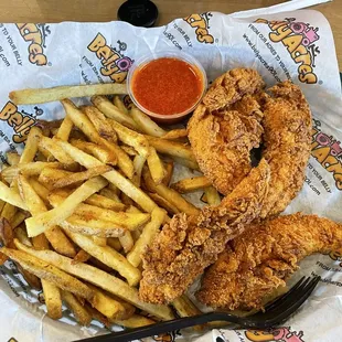 Funny. My favorite thing a this burger place is the 4ct Chicken Tenders.  As long as they keep selling 1/2 off certs, I&apos;ll be back!