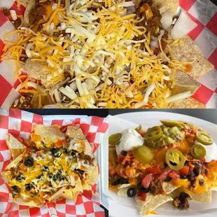 Various tacos