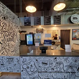 sushi and sashimi, interior