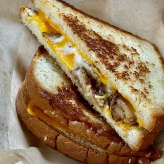 Pork Belly Grilled Cheese Sandwich