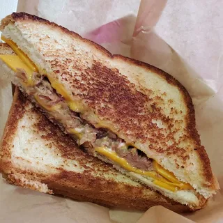 Pork Adobo Grilled Cheese Sandwich