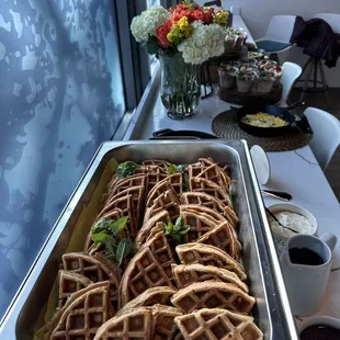 Fresh waffles