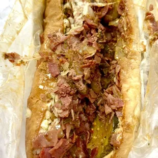 Hot Italian Combo Hot Sub with Jalapeño