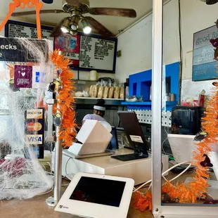 Counter and Kitchen Area