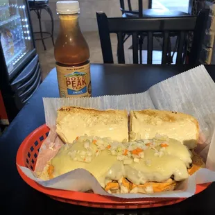 The $&amp;/* damn delicious cheeseburger sub