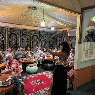Bellydance entertainment at Casablanca Restaurant
