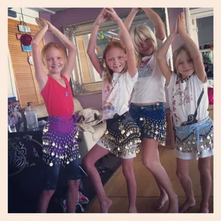 Children enjoy belly dancing too!