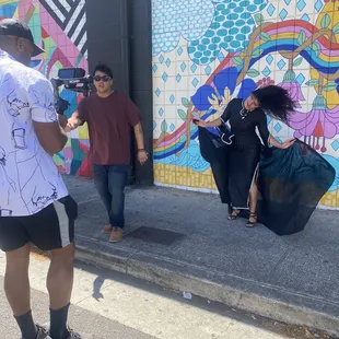 Bellydancing in Mike Izon&apos;s new music video named over the rainbow