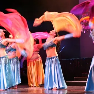 Malia and Belly Dancers In Paradise