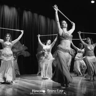 Hawaii state Belly Dance Entertainment by Malia Delapenia and Belly Dancers In Paradise Assaya Cane Dance