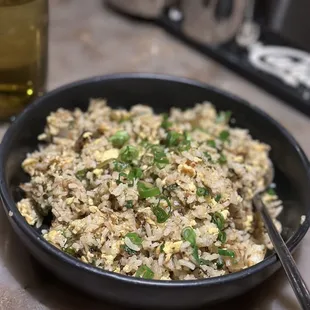 Pork and Mustard Green Fried Rice