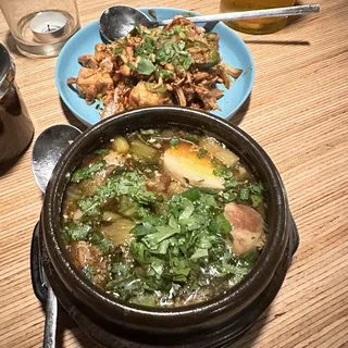 Pork Belly & Egg Claypot