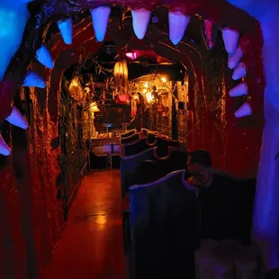 The entrance is the mouth of the wale