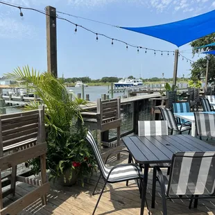 Deck overlooking The Brazos River