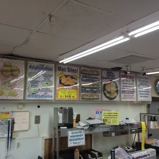 Counter where you order and pick up