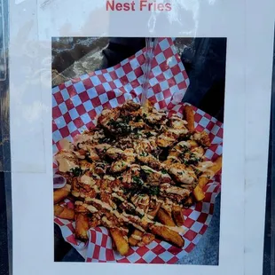 Nest Fries Picture (07/11/22). @BellysSlidersAndWings @FrogtownBrewery #LosAngeles #FoodTruck #ComfortFood #Chicken #FeedTheBelly #FoodPorn