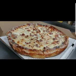 Stuffed pizza pie
