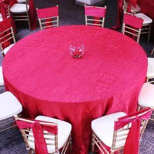 We also offer Chair Rentals