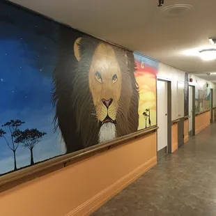 Fantastic Murals Throughout the Building