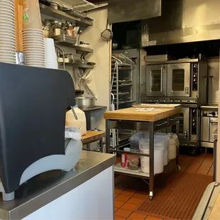 Kitchen and coffee area