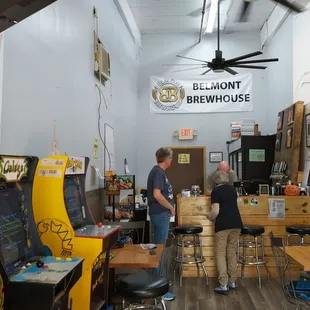 Galaga and Pac-Man on tap? What's not to love?