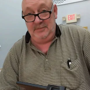 Owner and proprietor Dennis Tawley